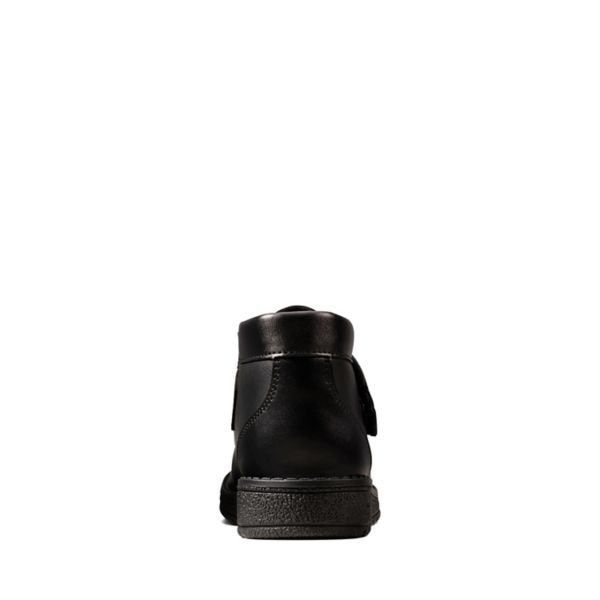 Clarks Girls Mendip Root Kid School Shoes Black | CA-4658139